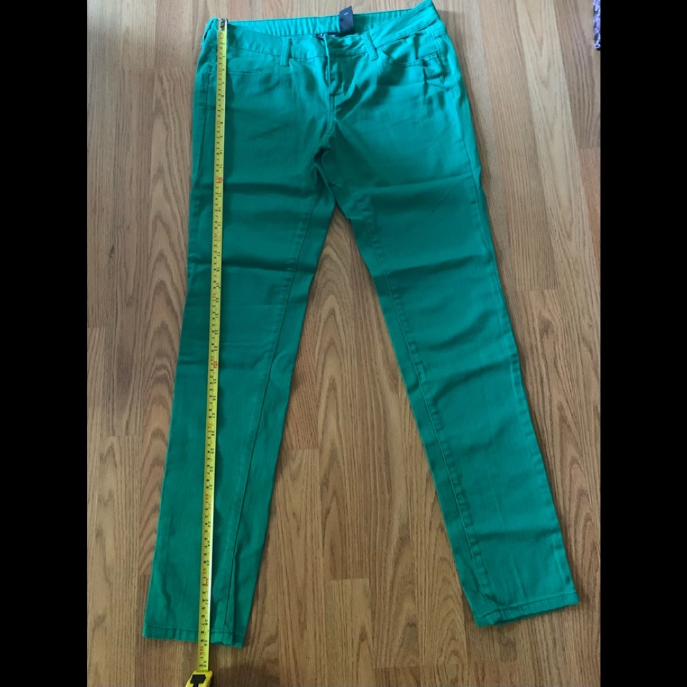 Green City Street Jeans Denim Skinny Women’s Size 9 Cotton Zip